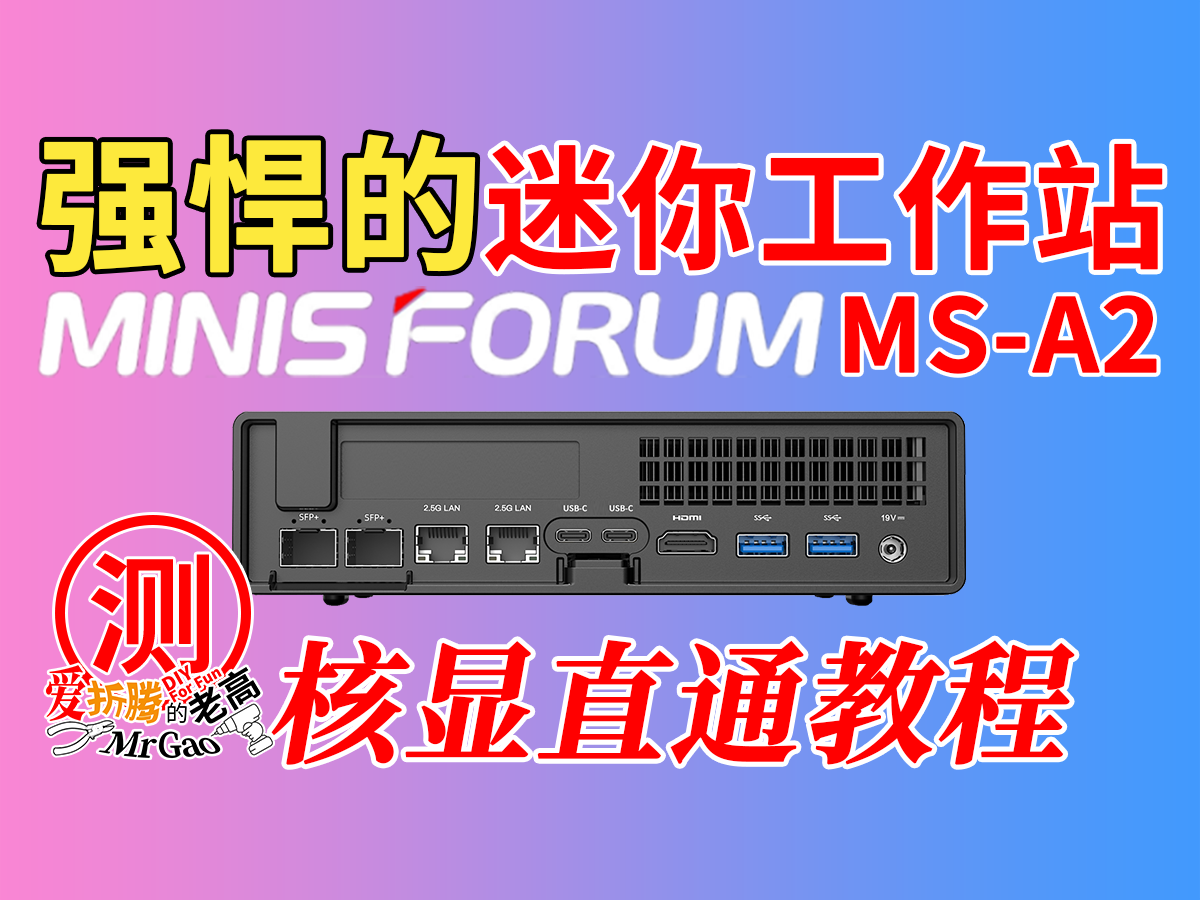 以铭凡MS-A2为例，PVE9下AMD核显直通虚拟Win教程，直通fnOS要点，安装螃蟹Realtek网卡驱动
